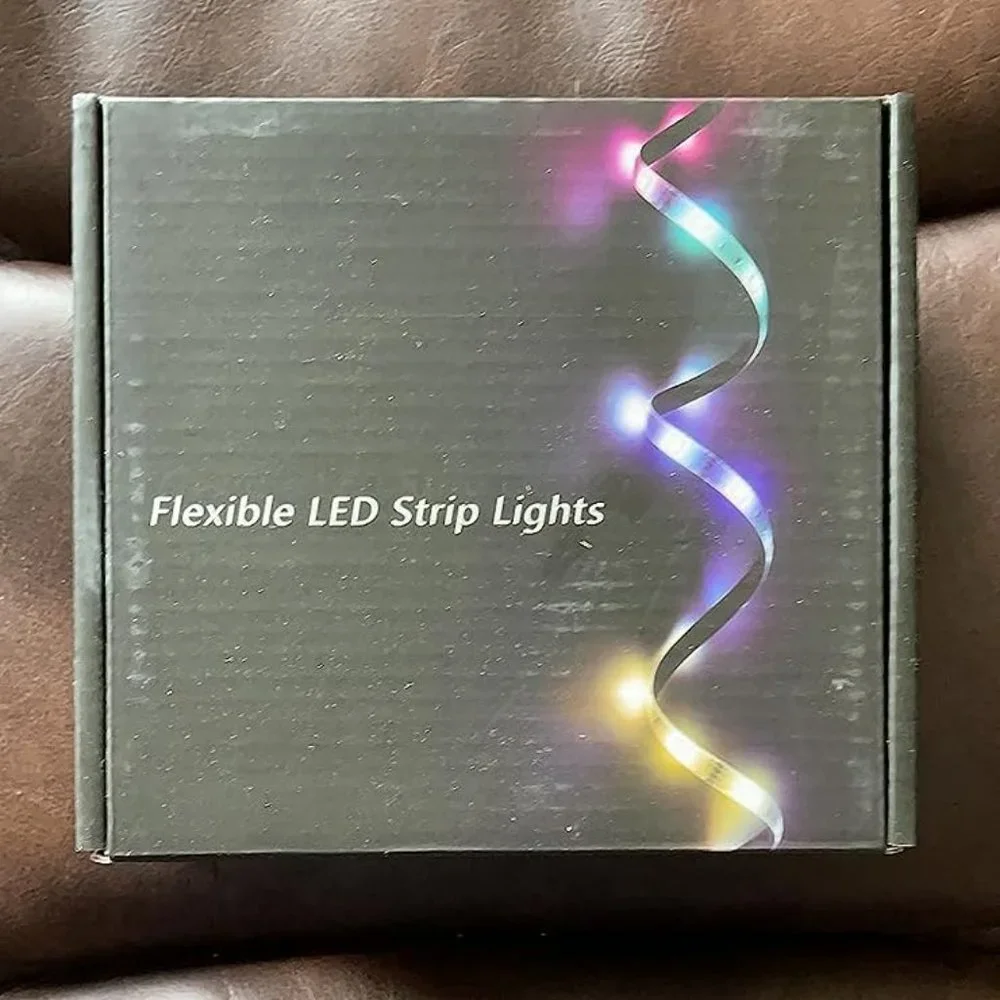 100ft Bluetooth App Remote Mic 50ftx2 Music Sync LED Strip Lights for Bedroom